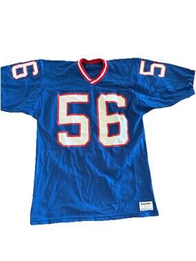 Lawrence Taylor NEW YORK GIANTS #56 Vintage Sand Knit MacGregor Jersey-Size M